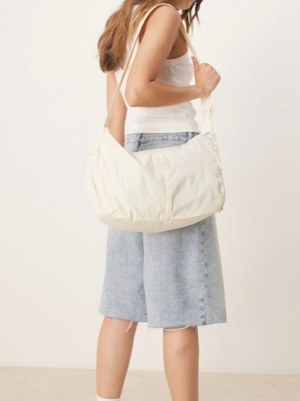 Adidas Crescent Crossbody Bag White New